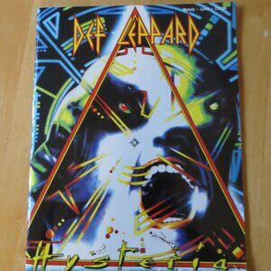 Vintage 1980"s Def Leppard Songbook "Hysteria"